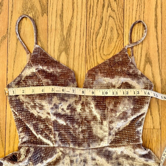 City Studio Juniors Gray Sparkle Spaghetti Strap Fit and Flare Dress Sz 5 - Picture 11 of 13